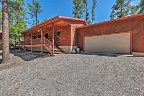 Wooded Ruidoso Hideaway with Deck Ski, Hike and Golf!